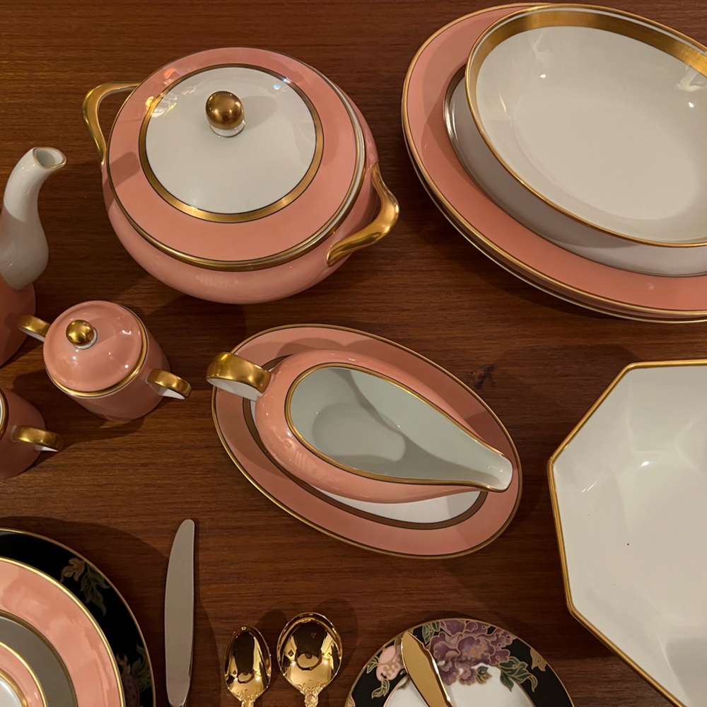 Fritz & Floyd Cloisonné Peony